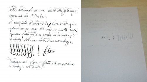 Carta comune per fotocopie + retro fotografato