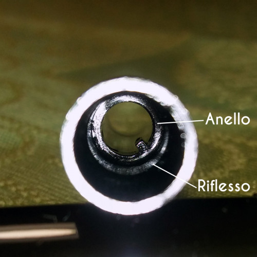 Punto di osservazione: dal fondello verso il pennino.