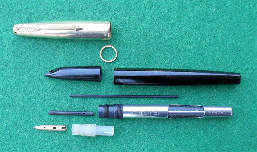 Parker 51 Aerometric - disassembled