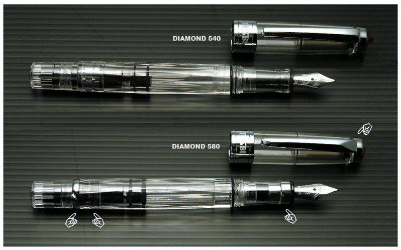 IMMAGINE COMPARATIVA DIAMOND 540, DIAMOND 580