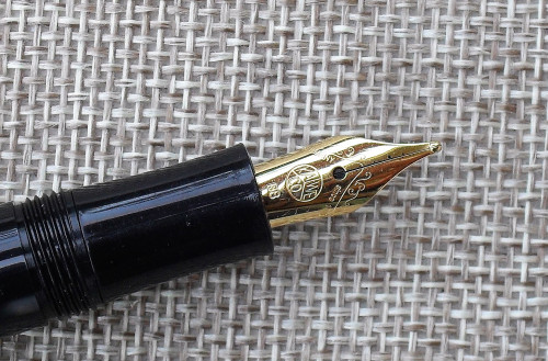 Kaweco Sport Classic black chased - nib close-up.JPG