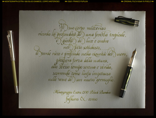 Montegrappa Extra 1930 Black Bamboo, Corpo misterioso ©FP.jpg