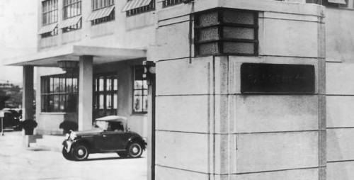 Lo stabilimento Nissan nel 1934