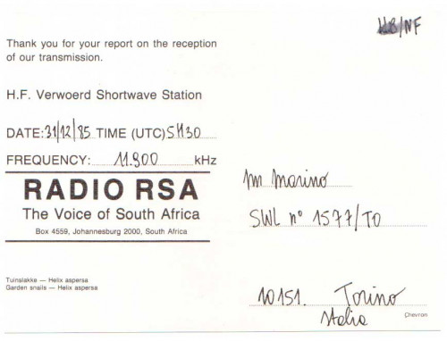 Radio Sud Africa