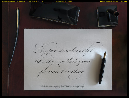 Montblanc 149 Calligraphy, No pen is so beautiful (1) ©FP.jpg