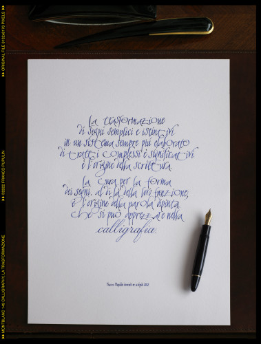 Montblanc 149 Calligraphy, La trasformazione ©FP.jpg