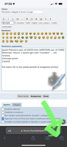 1EDFA32C-93BF-4767-B775-4F2D20865695.jpeg (155.96 KiB) Visto 908 volte Tap nell’angolo per vedere i pannelli aperti