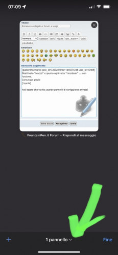 B7B1048A-B6EE-4F06-B5E4-E180DEBB1A57.jpeg (97.6 KiB) Visto 908 volte Tap sulla freccina da parte a “X pannelli”