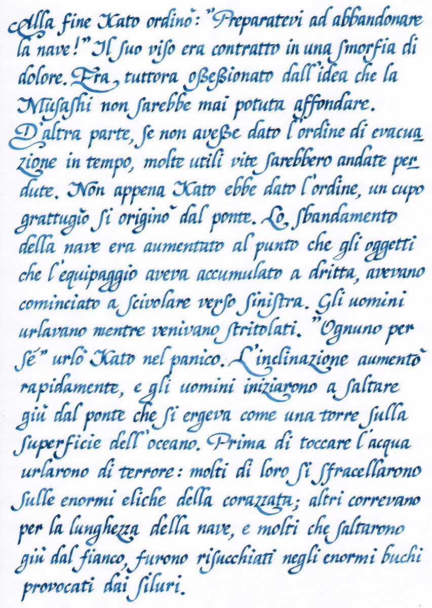 Ultimi momenti sulla Musashi