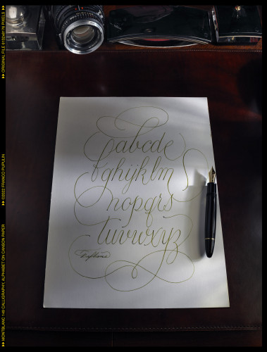 Montblanc 149 Calligraphy, Alphabet on Canson paper ©FP.jpg